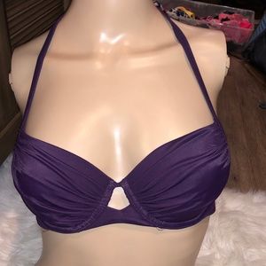 Victoria Secret Plum Bikini Top 32C